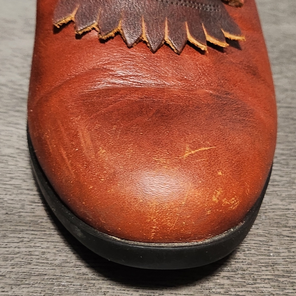 ARIAT Leather Lace Up Womens 6 Brown Paddock Boots Equestrian Western - Picture 6 of 11